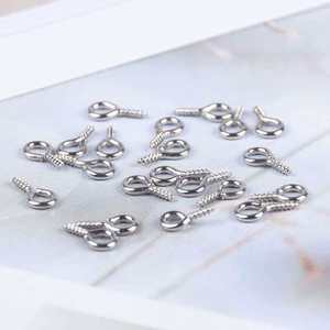 ตะขอเกี่ยวแบบตาไก่ สีทอง ทำจากเหล็ก สำหรับงาน DIY เครื่องประดับ - Product Image 2