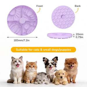 Comedero Lento Plegable de Silicona de Grado Alimenticio, Tazón de Viaje Antideslizante con Diseño de Rompecabezas en Espiral para Perros y Gatos, Fácil de Limpiar - Product Image 6