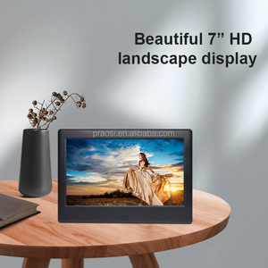 Pros 7 ''Marco de fotos digital MP4 Reproductor de películas Reloj Calendario Paquete remoto Regalo Función Wi-Fi para pantalla - Product Image 4