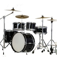 Custom Percussion Instruments Junior Drums Kit Set for Beginner's Practise Set of Drums
