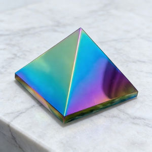 Venta al por Mayor de Pirámides de Obsidiana Estilo Bohemio, Tallado en Piedra de Cristal Natural para Decoración del Hogar y Regalos Navideños - Product Image 3