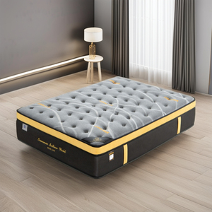 Colchón Euro Top <span class=keywords><strong>de</strong></span> 10 Pulgadas con Resortes, Tamaño Queen/King, Plano, Comprimido en Palé, Precio Económico, Venta al Por Mayor - Product Image 2