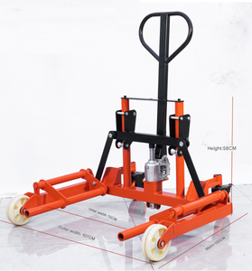 Chariot à palettes hydraulique pour chariots élévateurs à roues pouvant être poussé par les pneus, outils d'entretien des pneus hydrauliques pour chariots élévateurs - Product Image 6