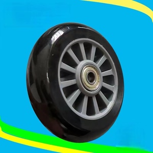 Roda PU 125MM Grosir YSMLE untuk Slalom, Speed <span class=keywords><strong>3</strong></span> <span class=keywords><strong>Wheels</strong></span>, Inline Skate atau Skuter, Truk Bak Datar, Gerobak Dorong - Product Image 4