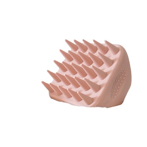 Cepillo Desenredante para Cabello Rizado, Cepillo de Silicona para Champú, Masajeador de Cuero Cabelludo para Exfoliar y Limpiar - Product Image 4