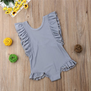 Maillot de bain une pièce à manches longues pour petites filles, marque privée OEM, maillot de bain pour enfant, maillot de bain pour bébé - Product Image 3