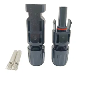 Factory Direct Supply IP67 1000V 30A Waterproof Solar Panel Cables Connectors with Male Female Solar Connectors