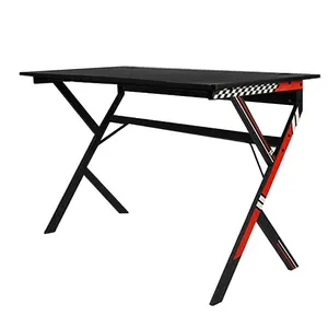 Sit Stand Desk โต๊ะเล่นเกมไฟฟ้าปรับความสูงได้,โต๊ะวางหูฟังมีหูจับ Usb ขนาด65X27นิ้ว