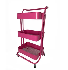Most Popular Modern Multi-Functional Nail Cart Storage Rack SPA Salon Beauty <b>Trolley</b> in Stainless Steel for Living Room - Product Image 4