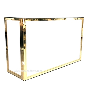 Mostrador de barra de lujo de acero inoxidable blanco para exteriores comercial Barra LED <span class=keywords><strong>Soho</strong></span> portátil para bodas y clubes - Product Image 4