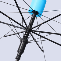 Parapluie de voyage droit pour enfants, personnalisable, mignon, avec poignée en forme de crème glacée, sifflet, imperméable, design dessin animé, baleines en alliage, logo personnalisable