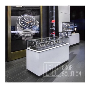 <span class=keywords><strong>Boutique</strong></span> creativa reloj Mostrador de lujo madera tienda escaparate de <span class=keywords><strong>la</strong></span> exhibición para ver - Product Image 4