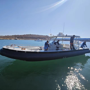 Bateau de pêche gonflable à console centrale en aluminium Sea King 10,5 m 35 pieds CN - Product Image 1