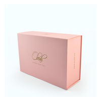 Boîte rigide magnétique de couleur rose YH, boîte en carton sécurisée, logo personnalisé pour l'emballage de chocolats, de bonbons et de cadeaux