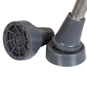 Cane Head Rubber Foot <b>Pads</b> Large And Small Size For <b>Walking</b> Stick Underarm Support Grayish Orange - Product Image 4