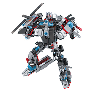 COGO 8 in 1 assemblaggio <span class=keywords><strong>Robot</strong></span> mattoni da costruzione giocattoli bambini blocchi di plastica giocattolo - Product Image 1