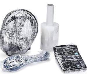 Lldpeprat包裹，太平洋邮包5英寸1000英尺80号厚 (20微米) 带手柄的迷你透明工业拉伸包装膜 - Product Image 4