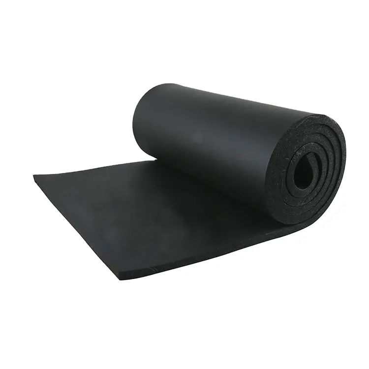 HAVC System duct insulation material close cell nitrile rubber foam pipe insulation sheet