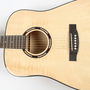 Nice Quality Solid Handmade Acoustic Folk Guitar - Product Image 5