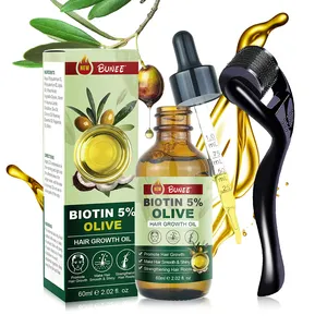 Oem批发天然有机橄榄油精油快速再生维生素e迷迭香发油用于头发生长