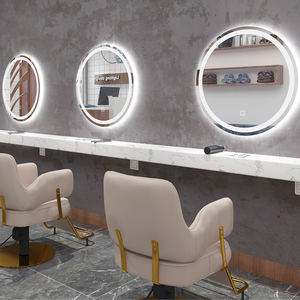 <span class=keywords><strong>Espejo</strong></span> Circular LED Iluminado <span class=keywords><strong>para</strong></span> Barbería y Salón de Belleza <span class=keywords><strong>con</strong></span> Pantalla Inteligente y Función de Iluminación <span class=keywords><strong>para</strong></span> Maquillaje - Product Image 2