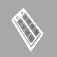 Cable de Distribución de Energía Industrial Serie FAS KML 12V/24V/48V con Bloqueo Inteligente, Tablero de Plástico Negro y Disyuntor, Certificado CE