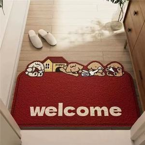 <span class=keywords><strong>Paillasson</strong></span> personnalisé pour enfants en PVC moderne, lavable, à poils coupés, tissé, antidérapant, adapté aux animaux domestiques - Product Image 2