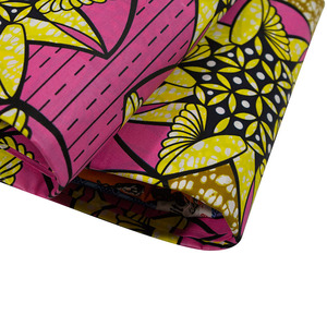 Indonesia Batik cera Floral impreso tela de algodón de África, 100% vestido de algodón de la tela - Product Image 5