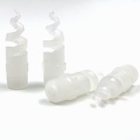 Buse spirale en PTFE pour l'aération de l'eau, buse à jet conique complet pour la réduction de la poussière, buse de nettoyage pour bouteilles et bocaux