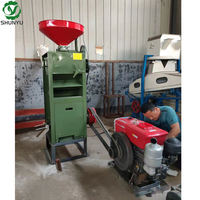 Machines agricoles Mini machine à polir le riz combiné Machine à moudre le riz