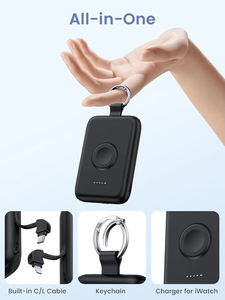 <span class=keywords><strong>Cargador</strong></span> Portátil de 10000 mAh con Carga Rápida PD de 20 W, Banco de Energía con Cables Integrados para Teléfono, Reloj y Auriculares - Product Image 2