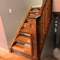 Escaleras de Madera Maciza de Primera Calidad con Grosor de Peldaño Personalizado y Elementos de Fijación Ocultos de Alta Resistencia