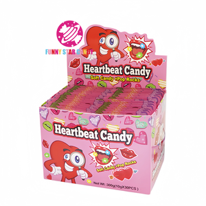 ลูกอมขนมป๊อปร็อคฮาลาลลูกอมลูกอมเยลลี่เยลลี่นิ่มรูปหัวใจรูปปากแดง - Product Image 6