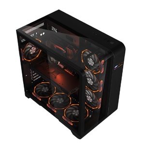 Chơi game ATX trường hợp máy tính Ba bên Glass Bảng điều chỉnh chơi game PC trường hợp kính cong ATX USD 3.0 trường hợp máy tính & tháp cho PC các bộ phận - Product Image 1