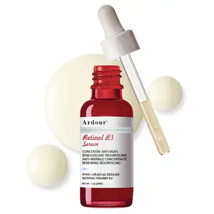 Serum Wajah Anti Penuaan, 30ml Kulit Sensitif Vitamin B3 untuk garis keriput mencegah kerusakan matahari dini Serum Wajah Retinol murni