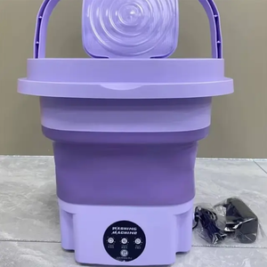 Lavadora Portátil Automática para Bebés con Alimentación USB/CA, Cuidado Suave de la Ropa para Bebés y Uso Familiar, Viajes al Aire Libre/Hotel - Product Image 5