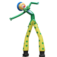 Costume gonflable personnalisable d'homme de tube de vente chaude avec le costume gonflable d'homme de danse de LED
