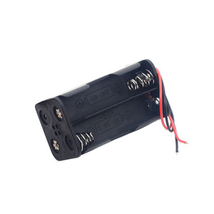 <b>Battery</b> Case 4X AA <b>6V</b> With Cable Dual Layer Back To Back For Electronics - Product Image 1