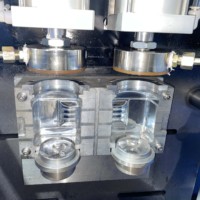 Máquina semiautomática de 1 cavidad y 2 cavidades de plástico para botellas de PET, máquinas de moldeo por soplado, precio 5L, máquina para hacer preformas de PET