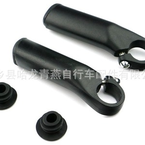 Embouts de guidon de vélo de montagne en alliage d'aluminium noir, antidérapants, cylindriques, monobloc, pour vélos de montagne - Product Image 3