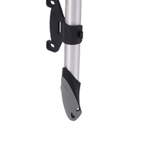 BIDIRECTIONNEMENT facile petite pompe à air balle vélo Mini pompe à air avec poignée en T pliable bouchon anti-poussière