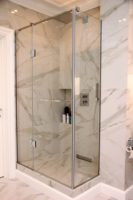 Charnières carrées réglables en acier inoxydable pour verre, résistantes à la rouille, pour extérieur, escalier, bricolage, salle de bain, fixation murale, quincaillerie de salle de douche