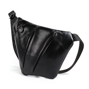 BEARKY Design moderne hommes taille Fanny Pack Offre Spéciale décontracté esthétique extérieur en cuir ceinture sac avec fermeture à glissière pour la randonnée - Product Image 1
