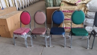 Chaises de banquet en tissu empilables durables à prix réduit pour événements commerciaux – Vente chaude en gros