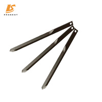 Cuchilla de Corte Automática 801420, 88x5.5x1.5mm, M2 HSS, para Máquina de Corte de Tela Lectra Q25 IX CAD, Repuestos