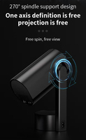 Mini projecteur vidéo LED V2 LCD Android 12 avec mise au point automatique, courte focale, haut-parleurs intégrés, 2500 lumens, prise en charge 4K, stéréo HIFI, portable