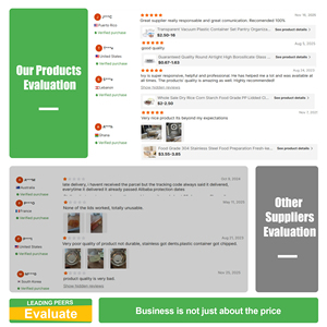 Juego <span class=keywords><strong>de</strong></span> 3 Recipientes Herméticos <span class=keywords><strong>de</strong></span> Vidrio Borosilicato <span class=keywords><strong>de</strong></span> Alta Resistencia <span class=keywords><strong>con</strong></span> Sellado al Vacío para Almacenamiento <span class=keywords><strong>de</strong></span> Alimentos - Product Image 5