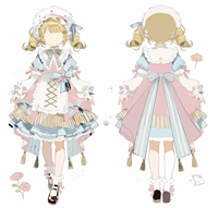 Tenue de demoiselle d'honneur Lolita BJD personnalisée, robe de poupée pastel macaron, jupe de poupée à volants en dentelle, tablier à nœud, vêtements de poupée, costume BJD mignon