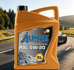 Huile moteur synthétique haute performance ALPINE RSL 5W-20, lubrifiant hybride approuvé - Product Image 6