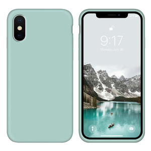 <span class=keywords><strong>Cover</strong></span> protettiva europea americana di lusso in <span class=keywords><strong>Silicone</strong></span> liquido All-Inclusive per <span class=keywords><strong>iPhone</strong></span> X custodia per telefono cellulare con impronte digitali - Product Image 5